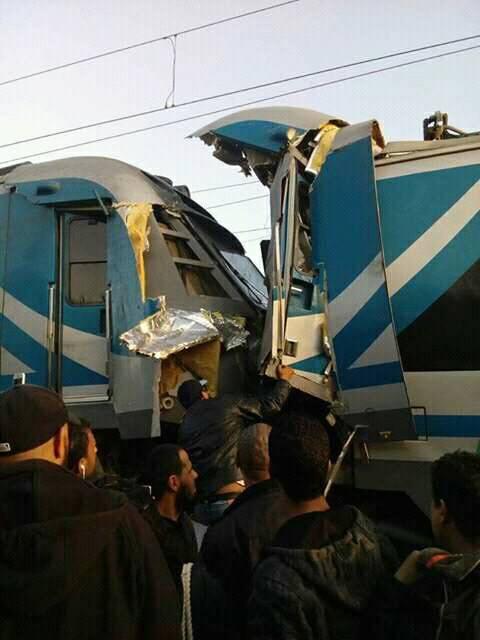 Collision entre deux trains dans la banlieue sud de Tunis