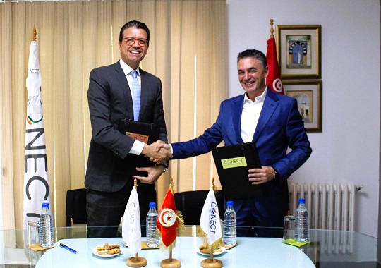 Signature d'une convention entre la CONECT et l'ATUGE