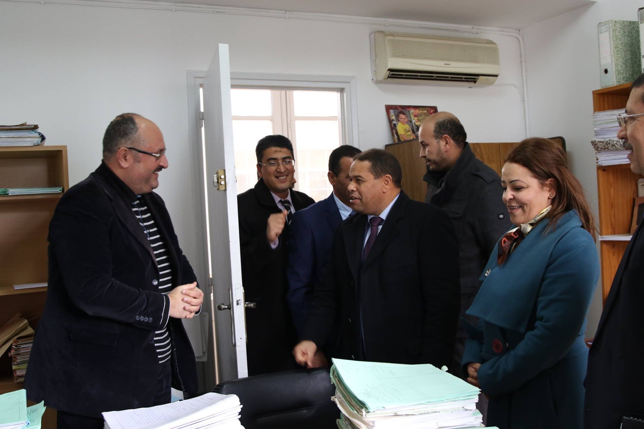 Hédi Mekni en visite au Contentieux de l’Etat