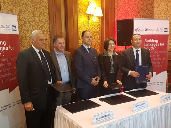 Convention entre la Fédération des TIC, la DGET et la fondation EFE