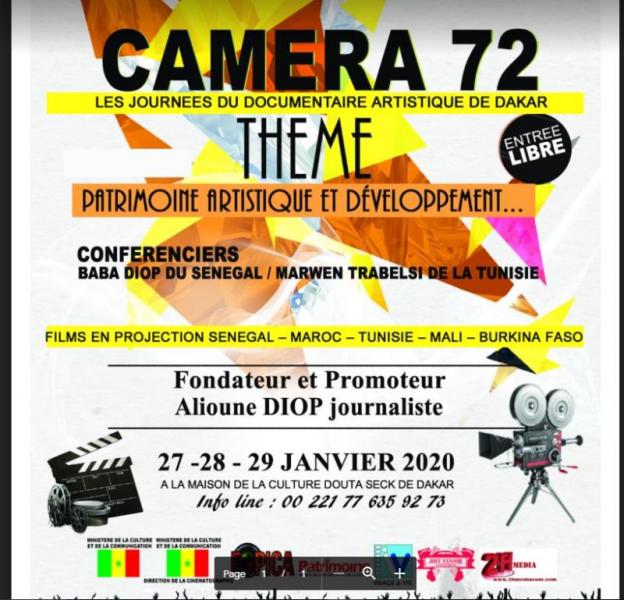 Première édition de Camera 72: Les journées du documentaire artistique de Dakar