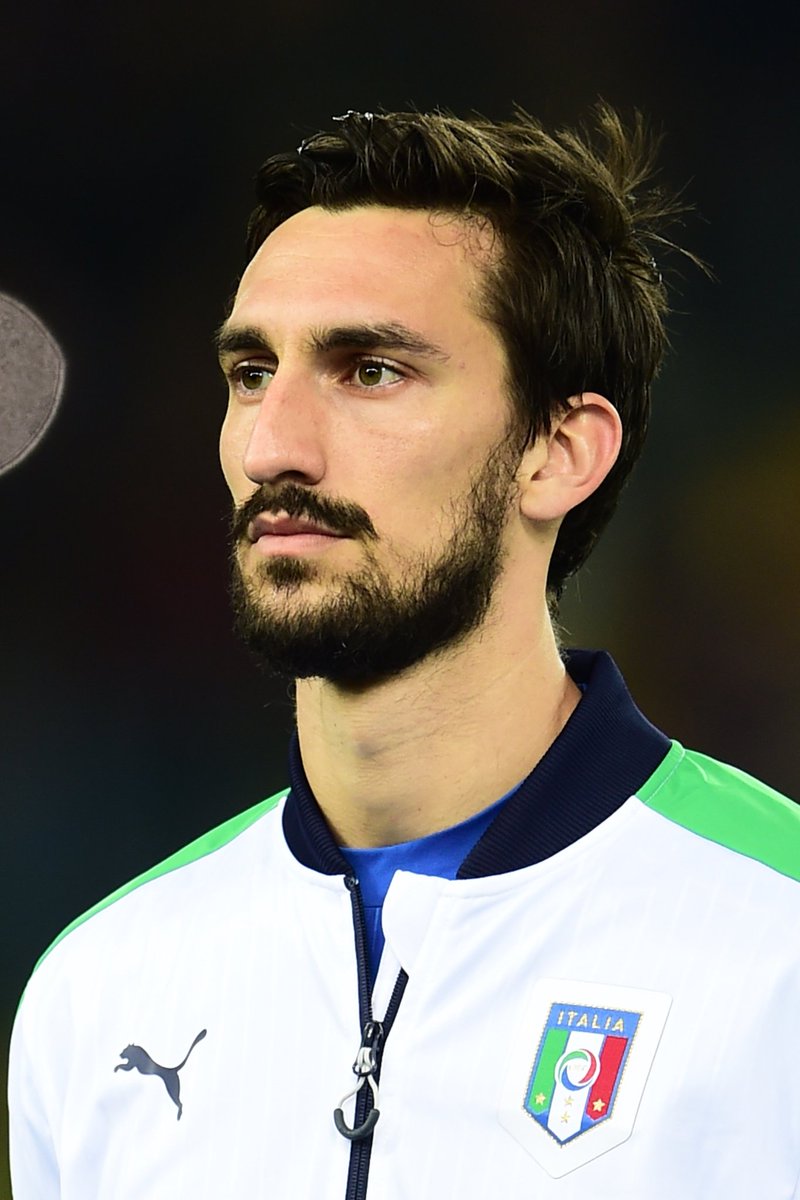 Disparation du footballeur international italien Davide Astori