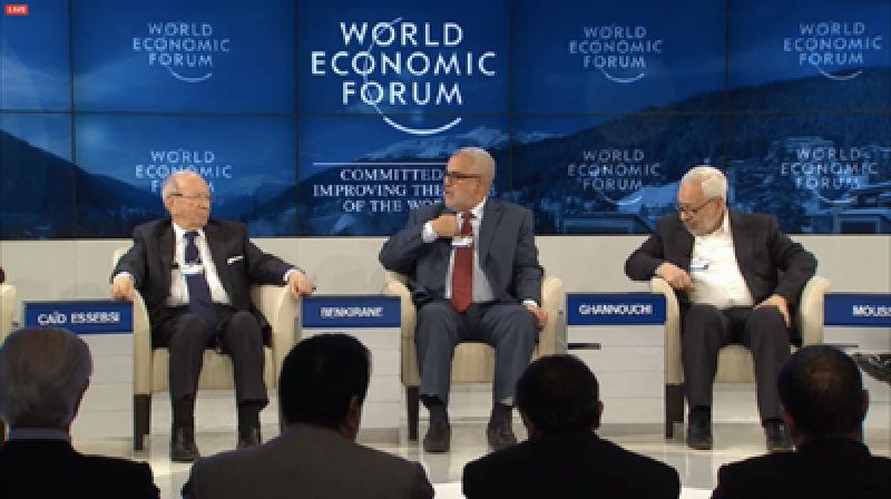 BCE n'a pas annulé sa participation à Davos à cause de Ghannouchi