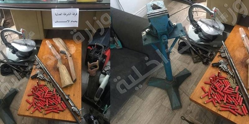 Découverte d'un atelier de fabrication d'armes à feu artisanales