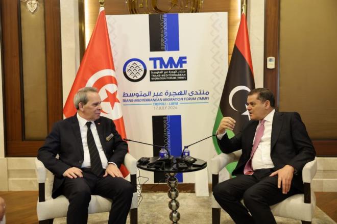 Ahmed Hachani rencontre à Tripoli Abdelhamid Dbeiba