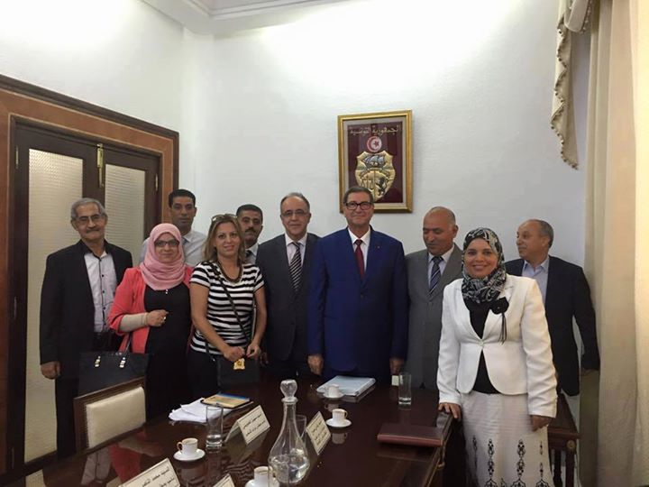 Les députés de Kairouan chez Habib Essid