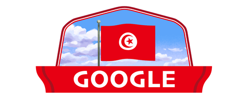 Le géant d’internet Google fête l’indépendance de la Tunisie
