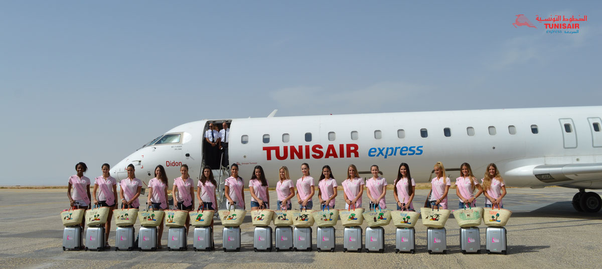 Tunisair Express soutient le concours "Miss Portugal"