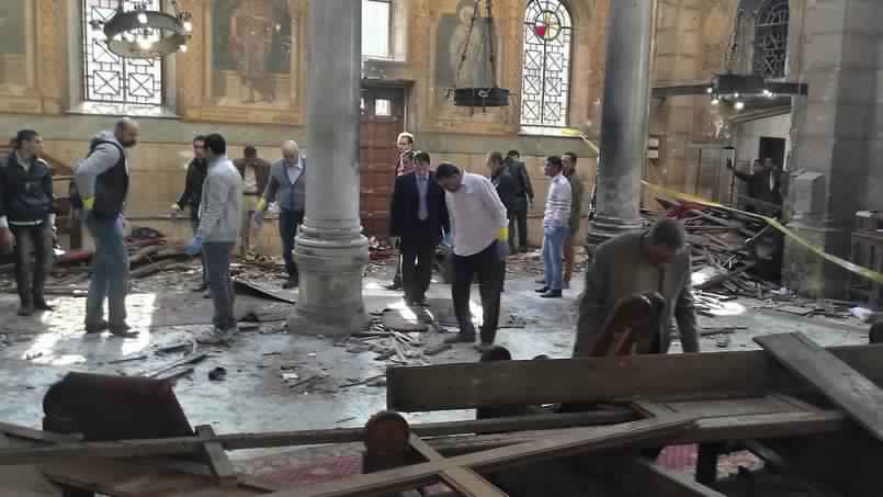 Explosion dans une église copte au Caire : au moins 25 morts