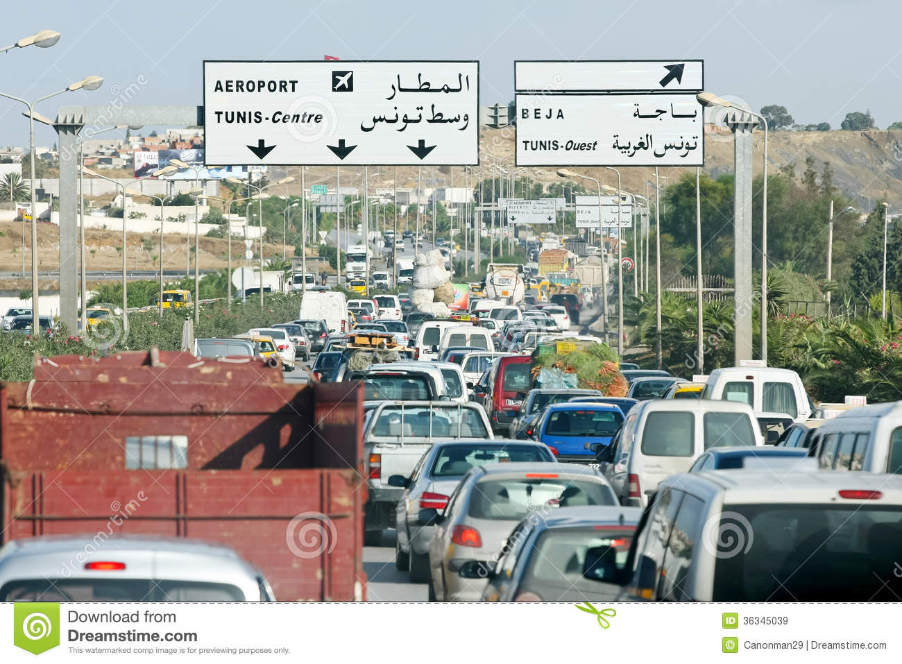 Interdiction de circulation à Tunis aux véhicules lents et lourds aux heures de pointe.