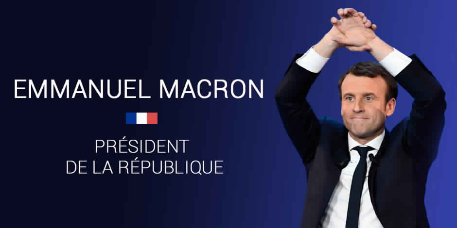 Urgent : Emmanuel Macron huitième président de la Vème République
