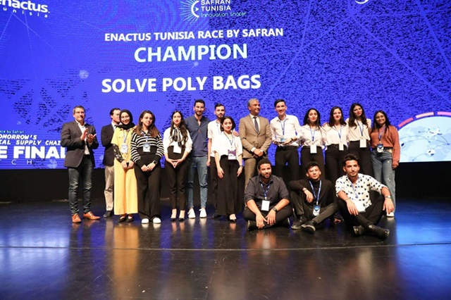 Les champions d'Enactus Tunisia Race by Safran 2023