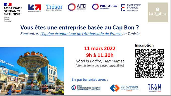L’équipe Economique France en Tunisie à la rencontre des entreprises du gouvernorat de Nabeul