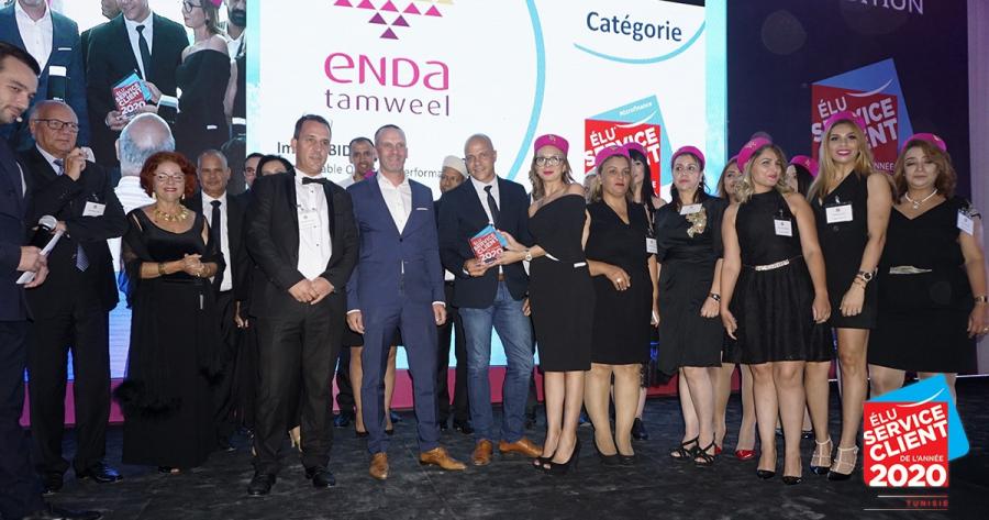 Enda Tamweel obtient le prix « Élu Service Client de l’année 2020 »