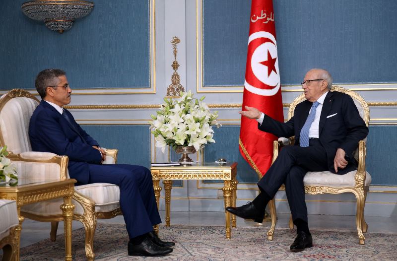 Entretien entre le président Essebsi et Chafik Sarsar