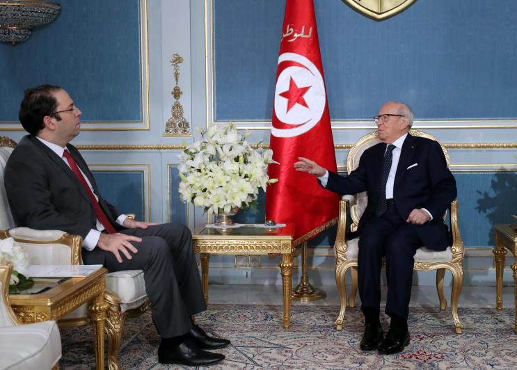 Entretien Caïd Essebsi-Chahed : La situation générale du pays au menu