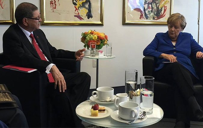 Habib Essid rencontre la chancelière allemande à Istanbul