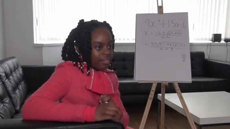 A 10 ans, elle est déja en licence de mathématiques