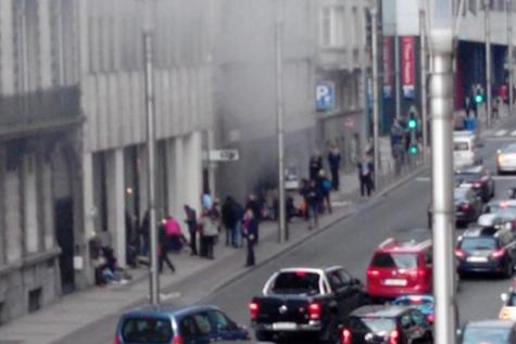 Explosion dans une station de métro de Bruxelles