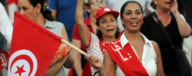 Les femmes avec Béji, les jeunes avec Marzouki