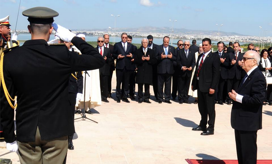 Les 3 présidents commémorent la Fête des martyrs
