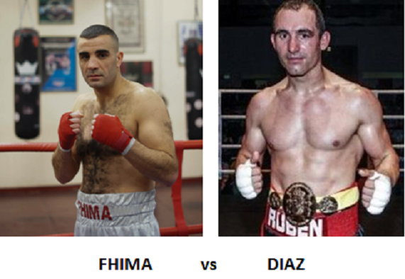 Championnat de Boxe de l’Union Européenne: Moez FHIMA (Tunisie) - Ruben DIAZ (Espagne)