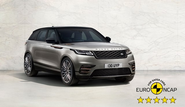 Le Range Rover Velar obtient cinq étoiles aux tests de sécurité Euro NCAP