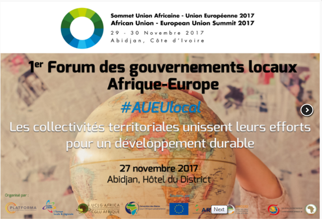 Abidjan abrite le 1er Forum Afrique-Europe des Gouvernements Locaux et Régionaux