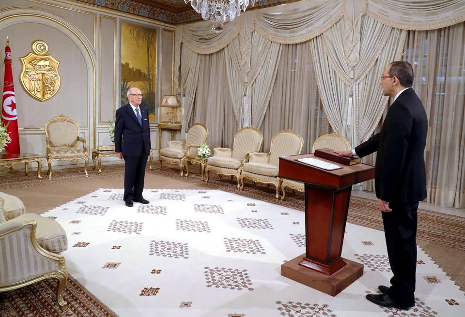 Le nouveau ministre de l’Intérieur prête serment devant le président de la République