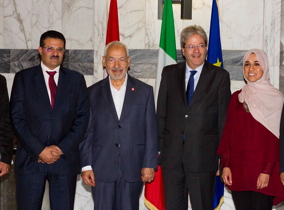 Neuf ans après, Rached Ghannouchi en Italie avec les honneurs