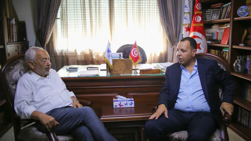 Rencontre entre Rached Ghannouchi et le président du Club Africain