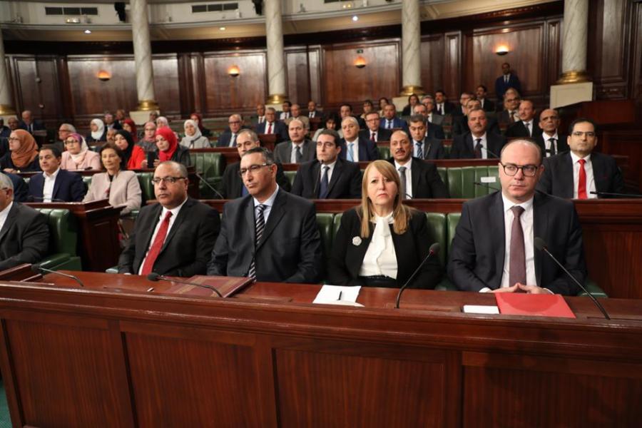 Tunisie: répartition des membres du gouvernement selon les régions