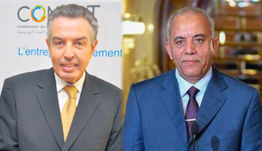Habib Jemli reçoit le président de la CONECT, Tarak Cherif