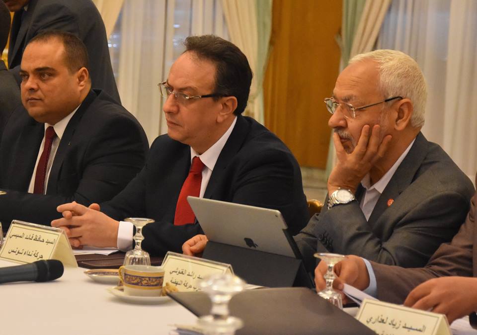 Rached Ghannouchi rencontre Hafedh Caid Essebsi