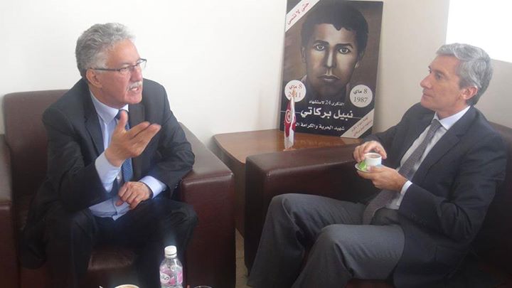 Hamma Hammami s’entretient avec l'Ambassadeur du Portugal en Tunisie