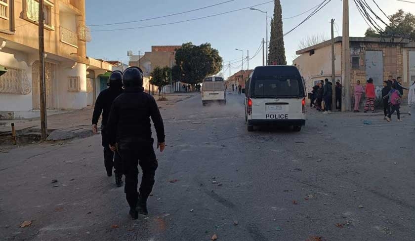 Heurts nocturnes: Arrestation d'une vingtaine de personnes à Kasserine
