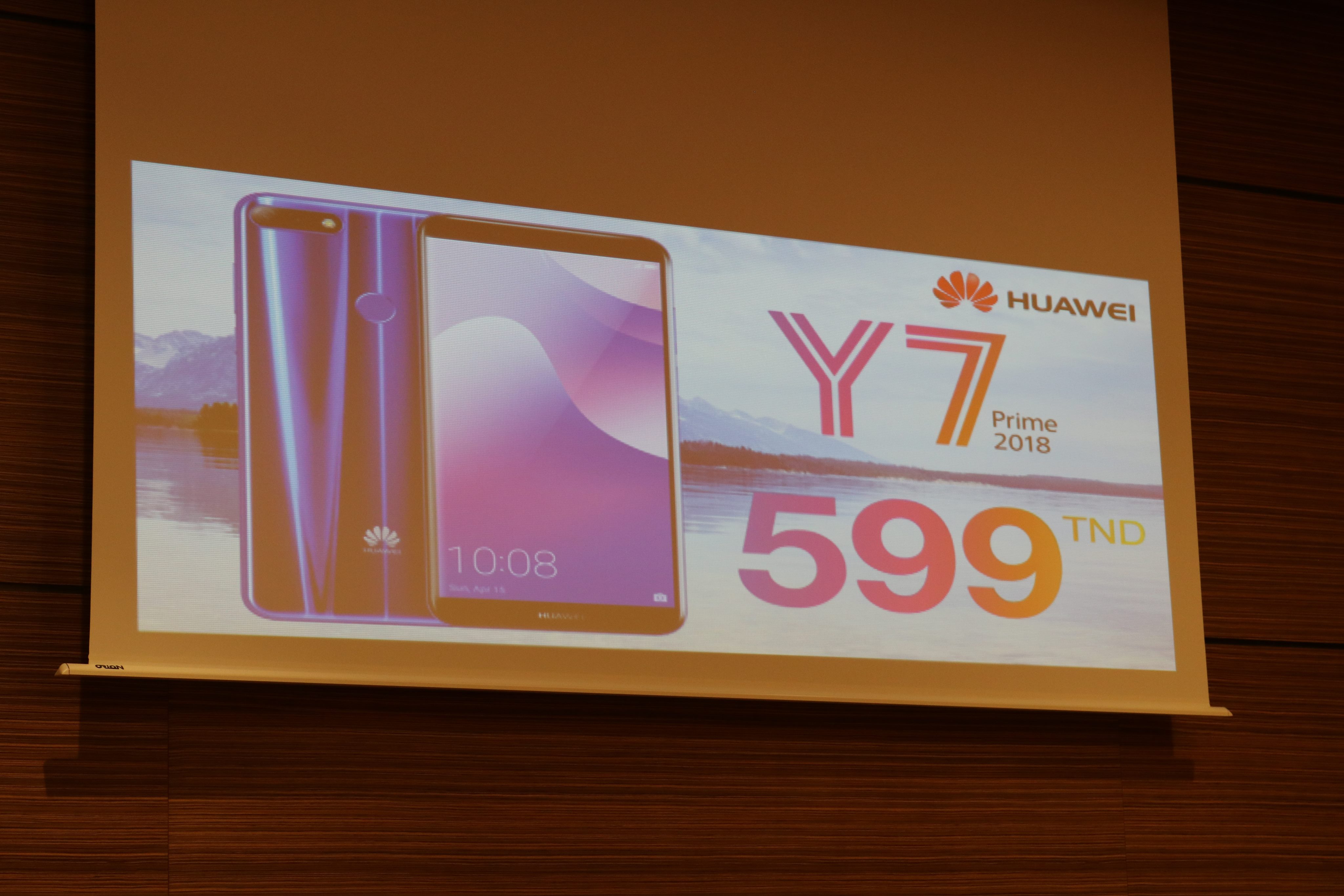 Huawei Y7 Prime 2018 arrive en Tunisie