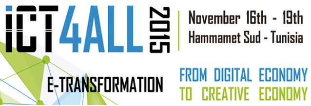 Forum ICT4ALL 2015: "De l'économie numérique à l'économie créative"