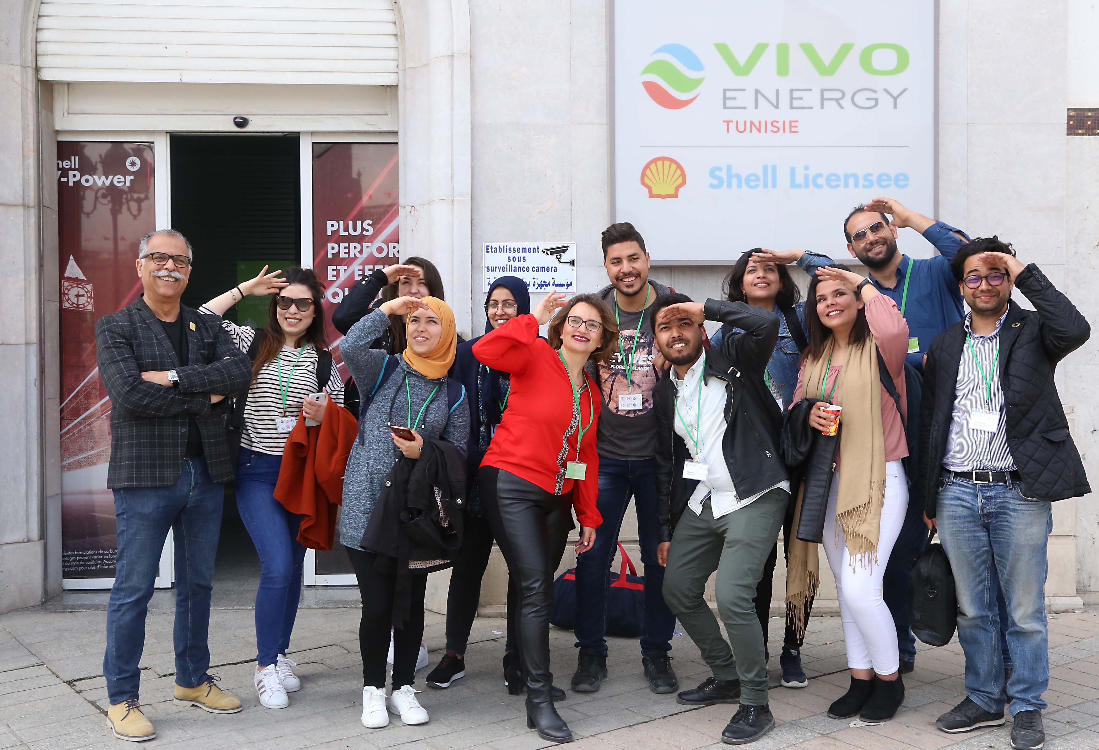 «Face à l’horloge» dévoile son palmarès: 3 Prix et le privilège de relooker la façade de Vivo Energy Tunisie !