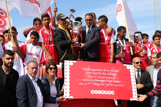 L’équipe du collège Habib Hadded de Bizerte remporte la 7éme édition de l’Ooredoo Foot Junior