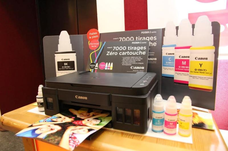 Canon dévoile ses nouvelles imprimantes PIXMA G-series