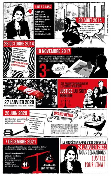 Affaire Lina Ben Mhenni : Quand justice sera-t-elle enfin rendue?