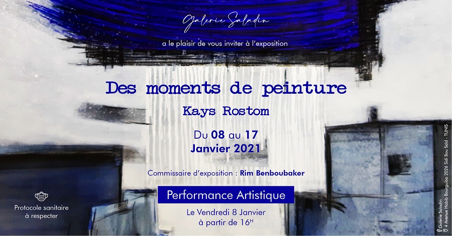 La Galerie Saladin a le plaisir de vous inviter à l'exposition "Des moments de peinture"