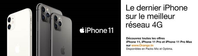 L’iPhone 11 disponible chez Orange Tunisie