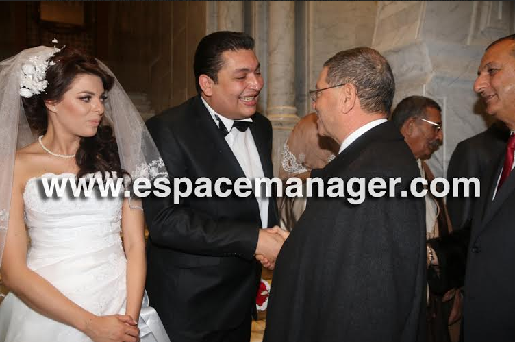 Habib Essid et Mohamed Ennaceur au mariage d’Iyed Dahmani