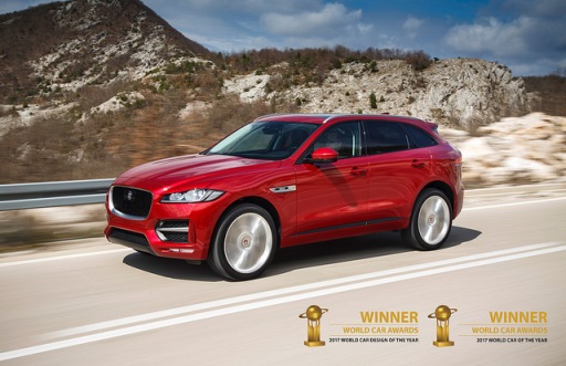 La Jaguar F-Pace élue voiture de l'année et plus belle voiture du monde 2017