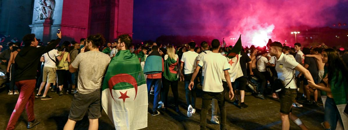 CAN 2019: Suite à la qualification de l'Algérie, 1 mort et 30 arrestations en France
