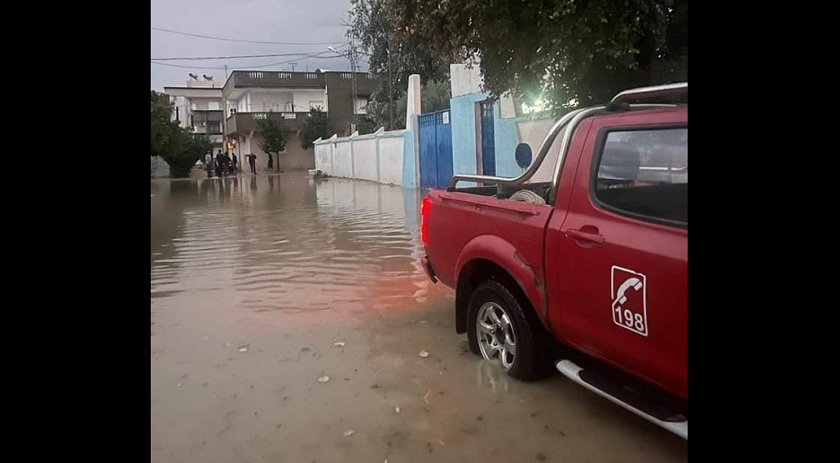 Jendouba : de fortes pluies et des quartiers inondés