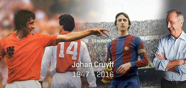 Johan Cruyff, une légende de football s’est  éteinte