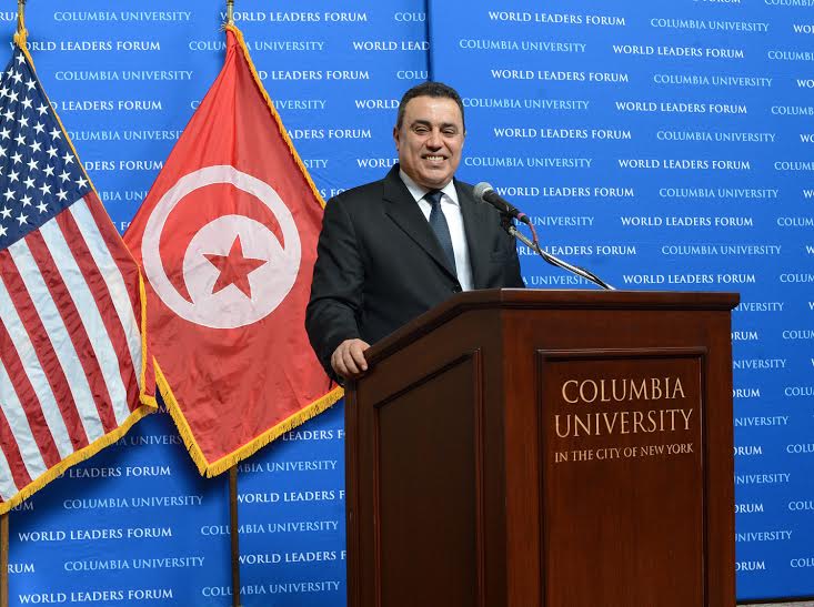  New York: Mehdi Jomâa donne une conférence à Columbia University